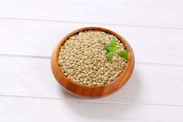 Poster - dry brown lentils