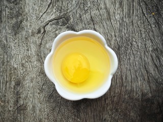 Egg in a bowl