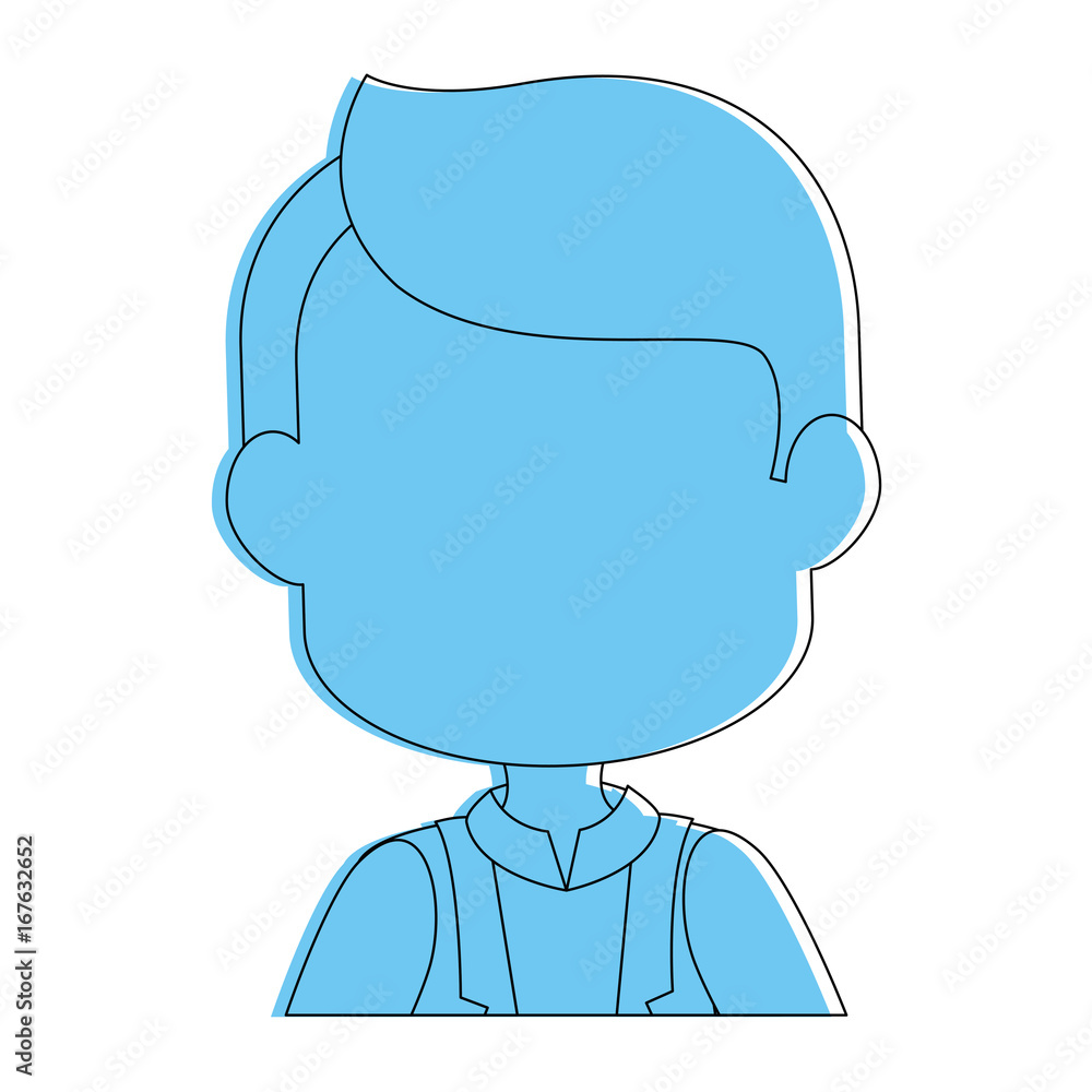 Man cartoon profile Stock Vector | Adobe Stock
