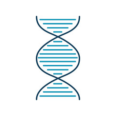 Poster - dna molecule isolated icon vector illustration design