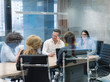 © .shock - Startup Business Team At A Meeting at modern office building