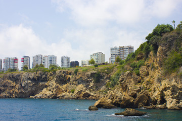 Wall Mural - Mediterranean sea landscape in Antalya Turkey