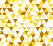 yellow triangles seamless pattern