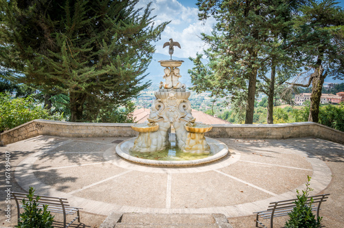 Fotografie, Obraz Scenic sight in Anagni, province of Frosinone, Lazio, central Italy