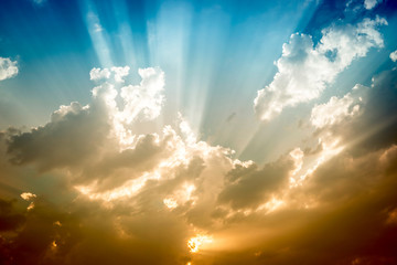 Dramatic clouds and sky