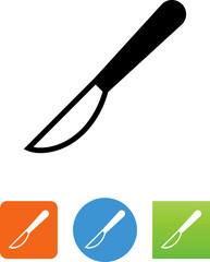 Poster - Scalpel Icon - Illustration