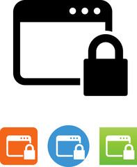 Poster - Secure Site Icon - Illustration