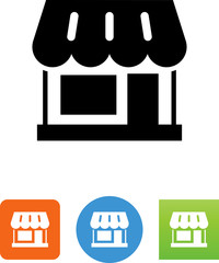 Poster - Store Icon - Illustration