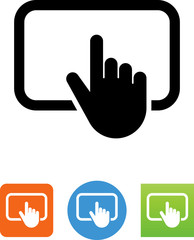 Wall Mural - Touch Screen Icon - Illustration