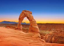 Delicate Arch In Arches National Park, Utah, U.S.A.