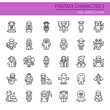 © Eucalyp - Fantasy Character 2 , Thin Line and Pixel Perfect Icons.