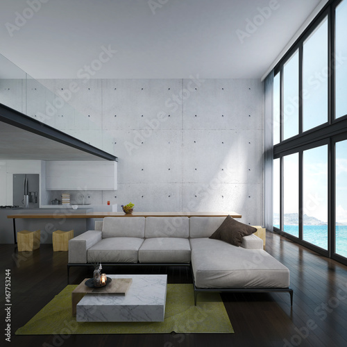 The Lounge And Double Space Living Room And Kitchen Interior