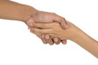 © asiandelight - Rescue or helping gesture of hands. Two hands (helping hand to a friend)
