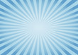 Abstract Blue rays background. Vector 