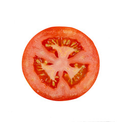  tomato isolated on white background