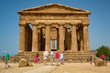 Agrigento, Italy - Valley of the Temples is an archaeological site in Sicily, southern Italy. The area is included in the UNESCO World Heritage Site list.