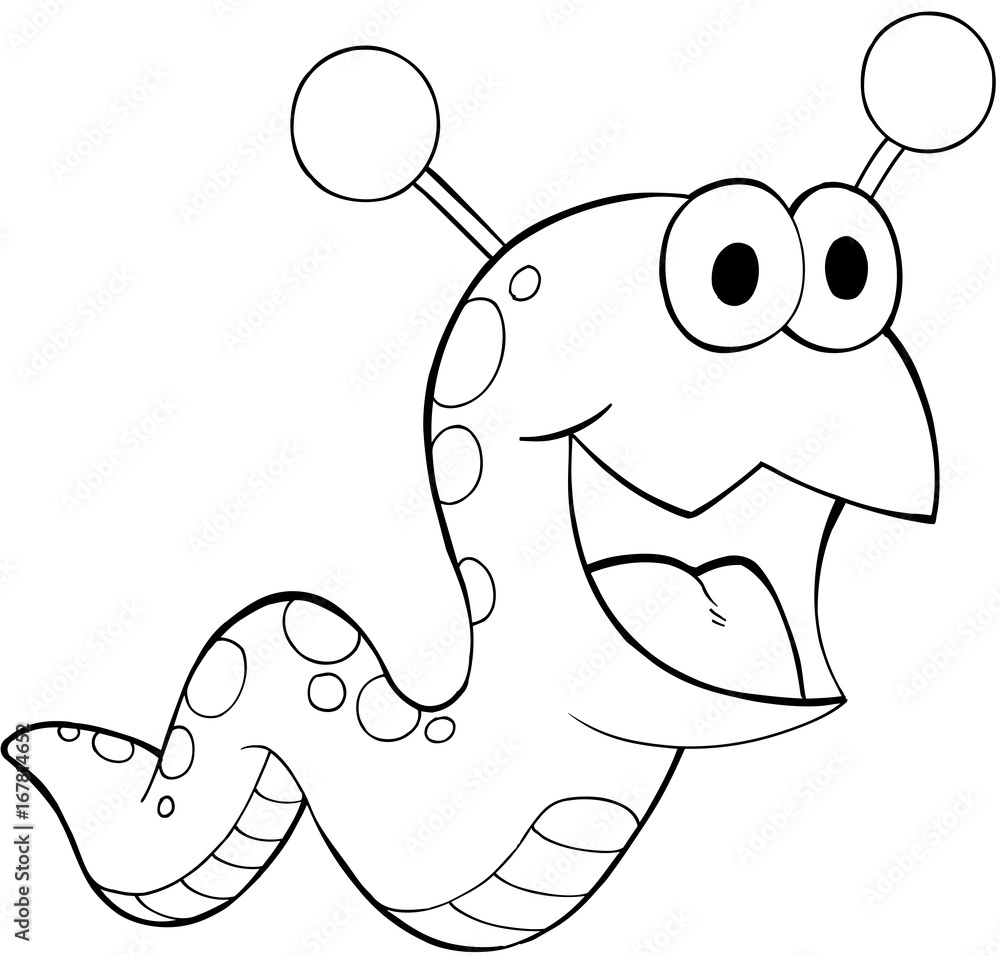 Cute Alien Monster Vector Illustration Art Stock Vector | Adobe Stock