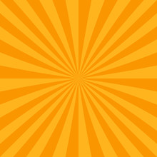 Abstract Sun Burst Background From Radial Stripes
