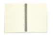 © Golden House Images - Notebook paper on white background. Concept for business and education.