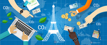 Paris Agreement Climate Accord Carbon Emission Reduction Global