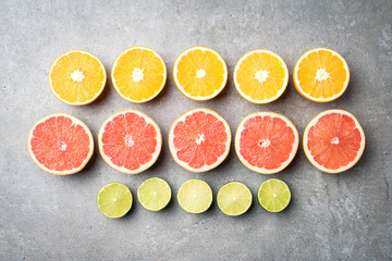 Sticker - Colorful fruits background