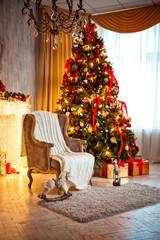 Wall Mural - Christmas and New Year background