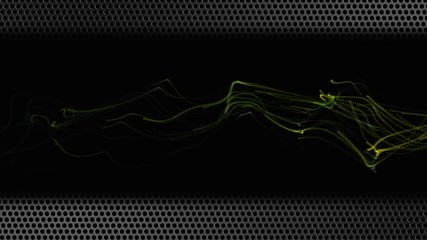 Wall Mural - dynamic fiery abstract lines. 4k uhd video animation intro.