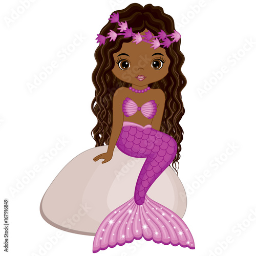 black little mermaid