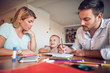 © ivanko80 - Young parent drawing with their little son