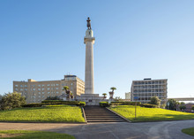 United States, Louisiana, New Orleans. Confederate Monument To General Robert E. Lee, On Lee Circle.