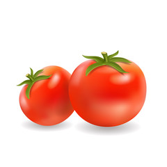 Wall Mural - Tomato realistic vector 3d illustration