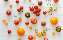 A Variety Of Kinds Of Tomato 