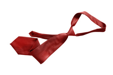 Poster - Red necktie isolated