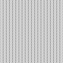 Vector Seamless Herringbone Pattern. Geometric Line Texture. Black-and-white Background. Monochrome Design. Vector EPS10