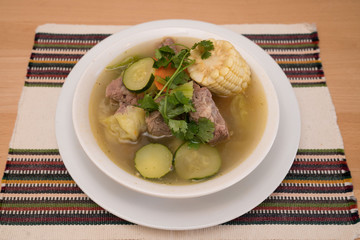 Wall Mural - Beef Soup - Caldo de res