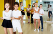 © JackF - Children studying of partner dance