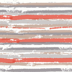 Wall Mural - Seamless pattern with color paint stripes