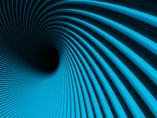 Wall Mural - abstract architecture tunnel stripes background