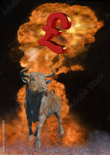 Stier Bulle Als Symbolbild Mit Dollar Zeichen Im Feuersturm Borse Geldhandel Bullenmarkt Oder Hausse Steigende Kurse Buy This Stock Photo And Explore Similar Images At Adobe Stock Adobe Stock
