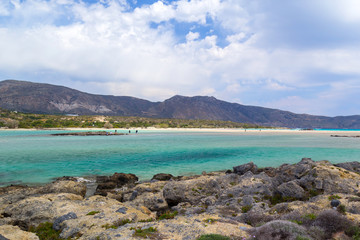 Wall Mural - Elafonissi beach on Crete, Greece