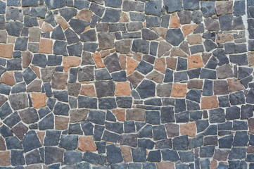 Wall of natural stone, background.