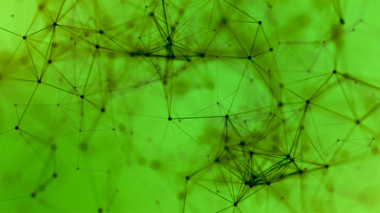 Wall Mural - composition based on plexus. use different methods of overlaying (mixing). animation through transpa