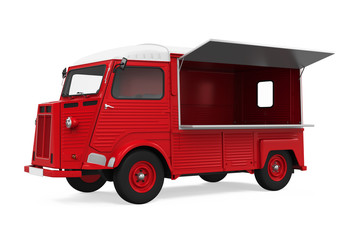 Wall Mural - Food Truck Isolated