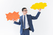 © LIGHTFIELD STUDIOS - asian businessman with blank cards