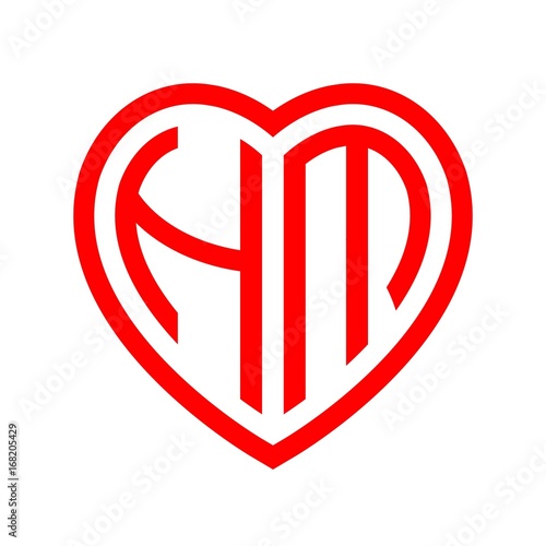 pix H M Letter Love Images Download https stock adobe com images initial letters logo hm red monogram heart love shape 168205429 start checkout 1 content id 168205429