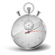© MichiruKayo - Metal, chrome plated detailed stopwatch. Time, sport.
