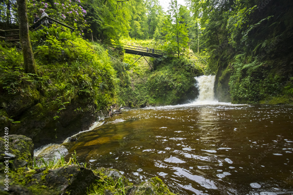 Geroldsauer Wasserfall im grünen Schwarzwald