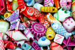 Beads toys colour background