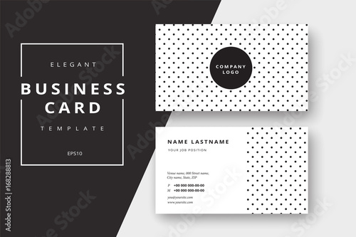 trendy minimal abstract business card templates modern corporate