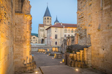 View Of The Abbey Church Of Cluny, Burgundy - France
